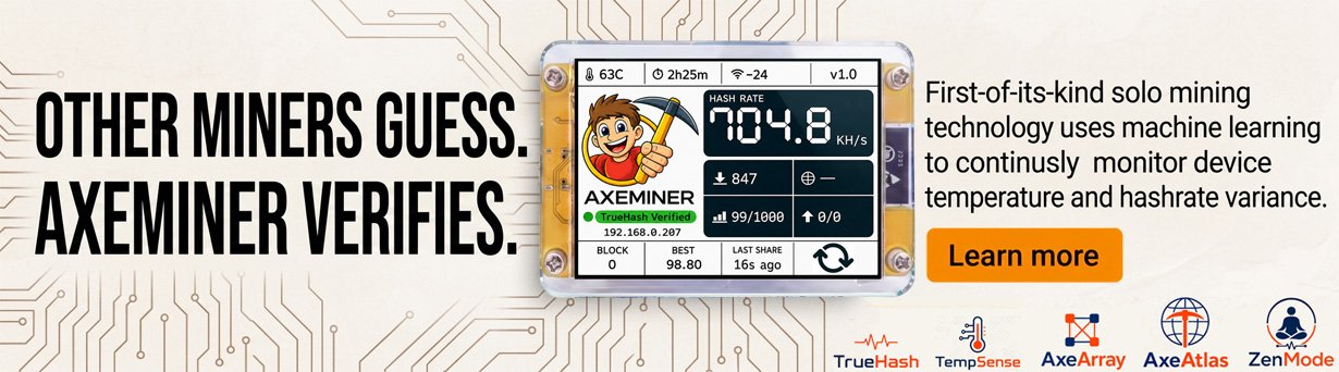 AxeMiner — a lottery miner that verifies its hashrate